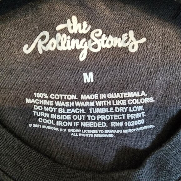 The Rolling Stones 2021 Halloween Edition TShirt Sz M Graphic Print Double Sided - Picture 3 of 10